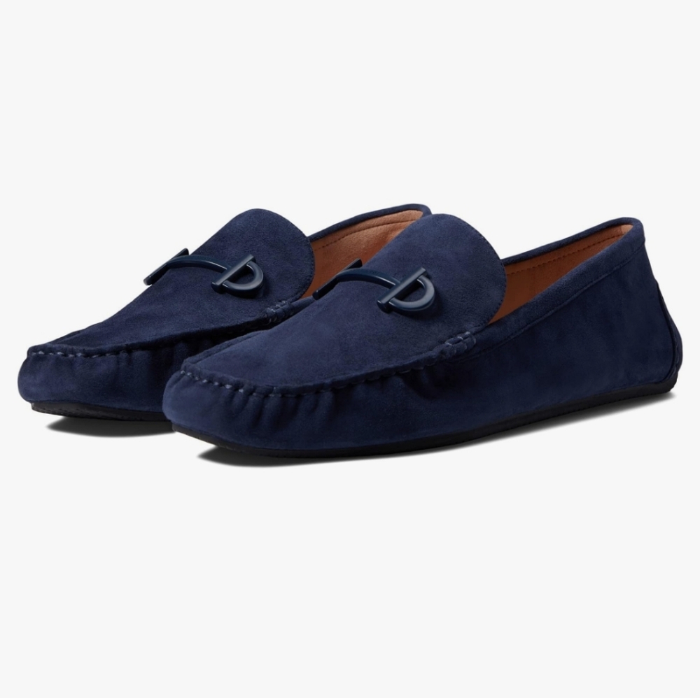 Cole Haan Women's Tully Driver Driving Style Loafer Navy Color